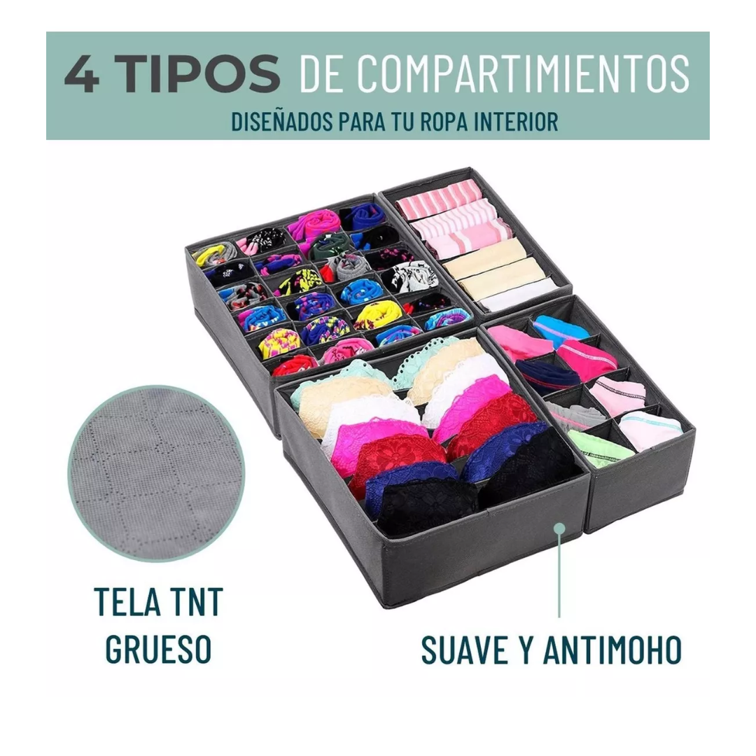 Organizador Ropa Interior Casatua Diviso