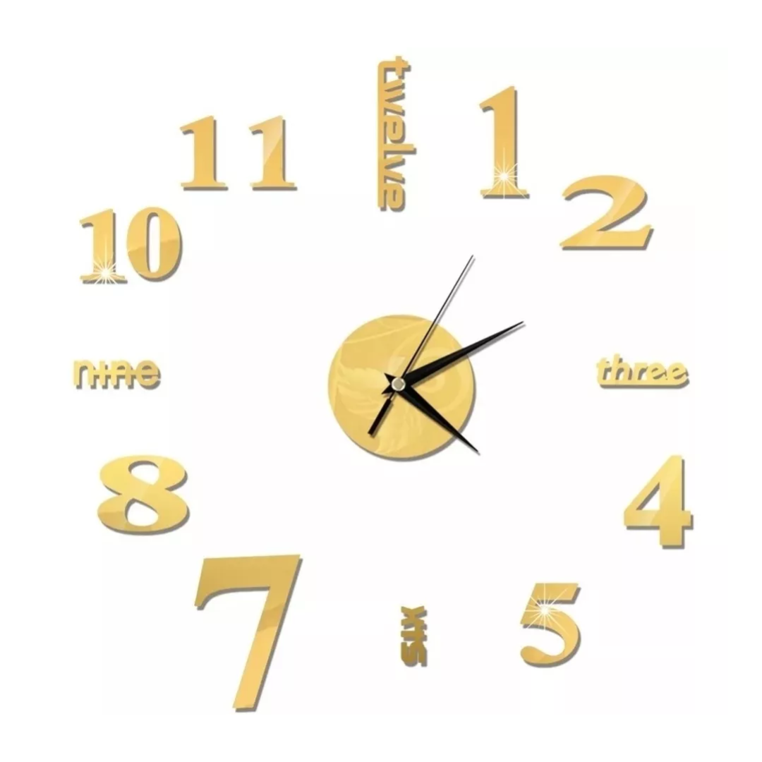Reloj Pared Mensaje Personalizado