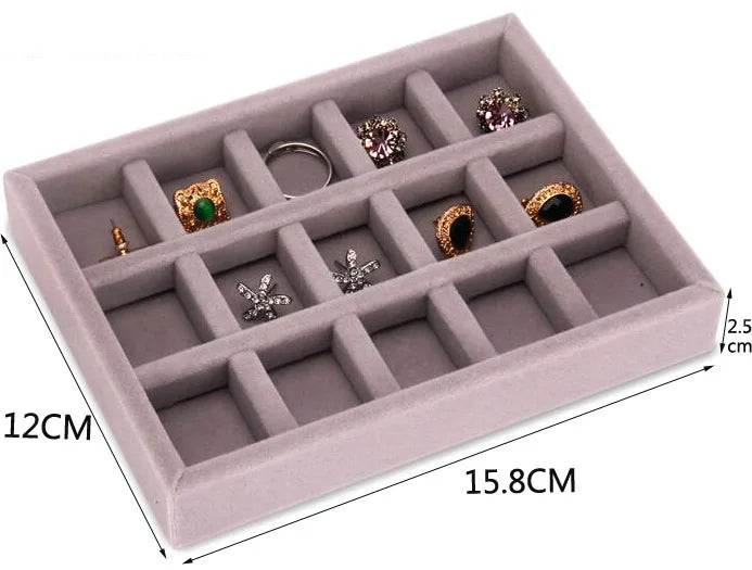 organizador de joyas x 4 compartimientos