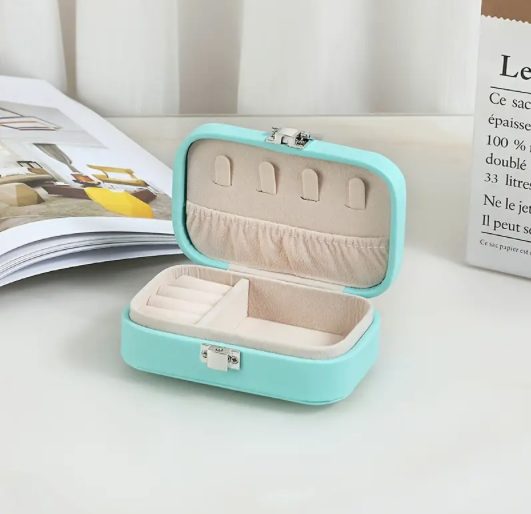 Joyero organizador pequeño multicolor