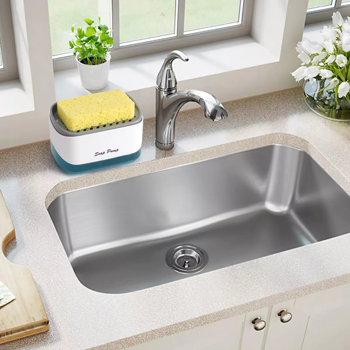 DISPENSADOR JABON  DE COCINA