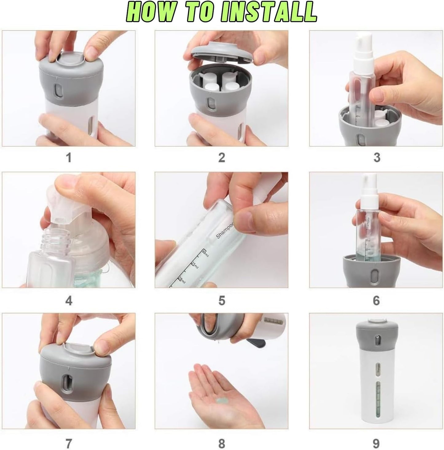 Dispensador Viajero 4 En 1