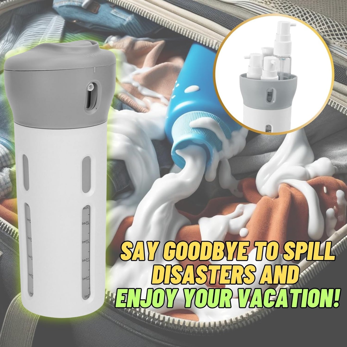 Dispensador Viajero 4 En 1