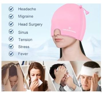 Mascara fría y caliente para migraña
