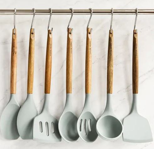 Set De 12 Utensilios De Cocina Silicona